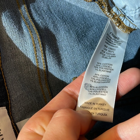 Frame Denim Jeans Le Garcon - Picture 10 of 13